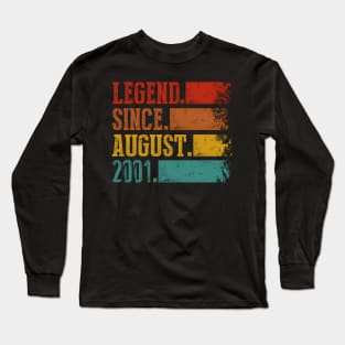 Born In August 2001 23Rd 23 Long Sleeve T-Shirt